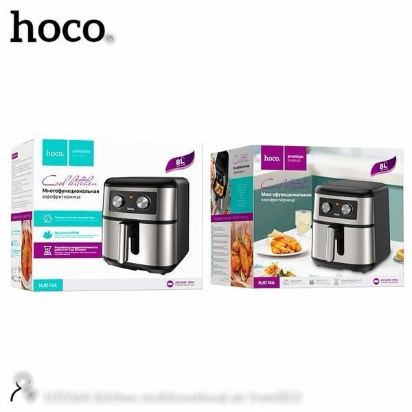 Аерогриль Електрична Повітряна Фритюрниця HOCO HJD16A |1700W, 8L 1115-16A фото