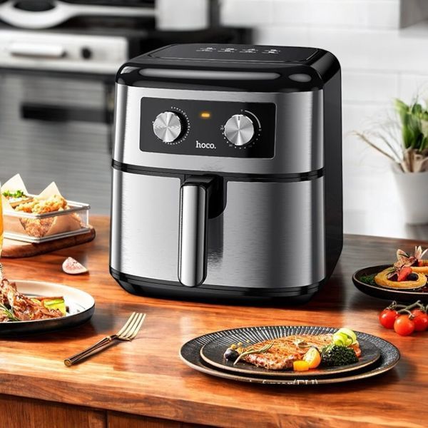 Аерогриль Електрична Повітряна Фритюрниця HOCO HJD16A |1700W, 8L 1115-16A фото